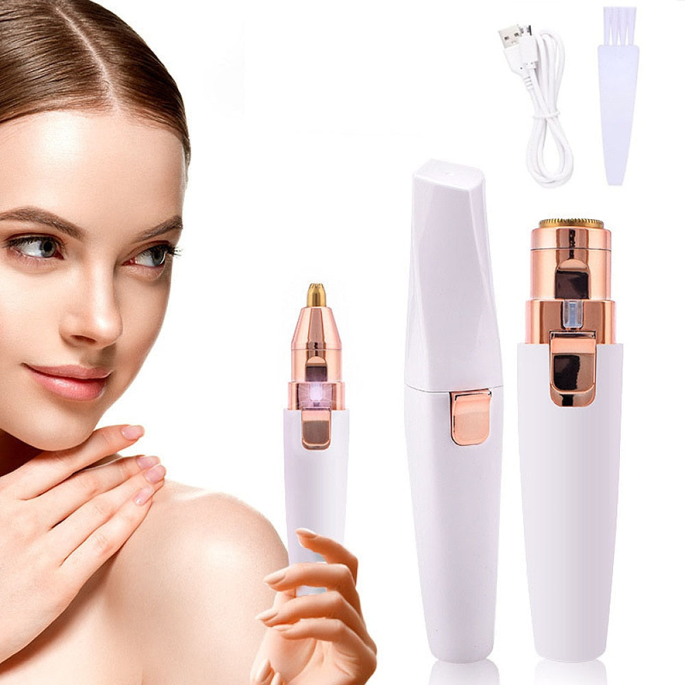 Aparat Epilator Sprancene si Trimmer 2 in 1