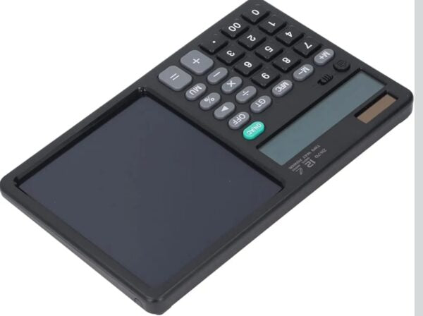 Calculator de birou 2-în-1 cu tabletă LCD de scris integrată