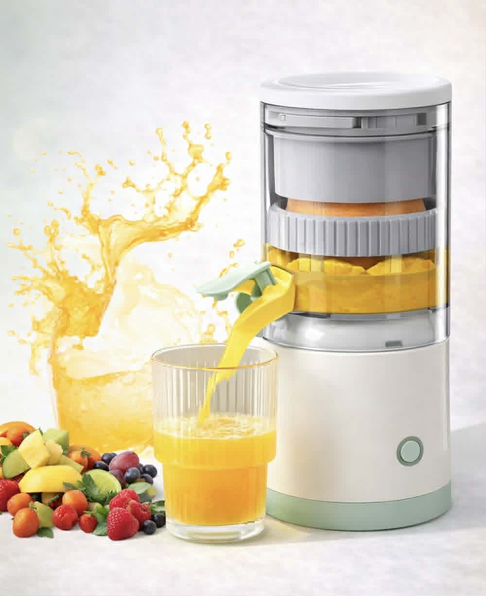 Storcator electric de fructe, portabil cu alimentare Usb, 45w