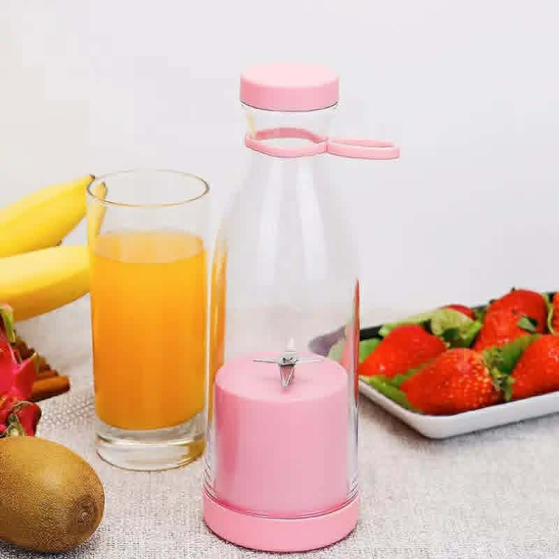 Mini Blender Portabil - Smoothie & Shake, Incarcare Usb 6 Lame Otel Inoxidabil