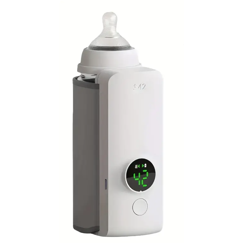 Incalzitor portabil pentru biberon cu control al temperaturii, usb, alb
