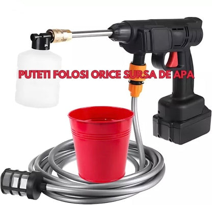 Pistol presiune apa electric, pe acumulator