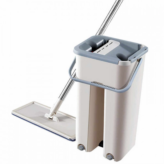 Pachet Curatenie Profesional Mop cu Galeata si 2 Rezerve Microfibra