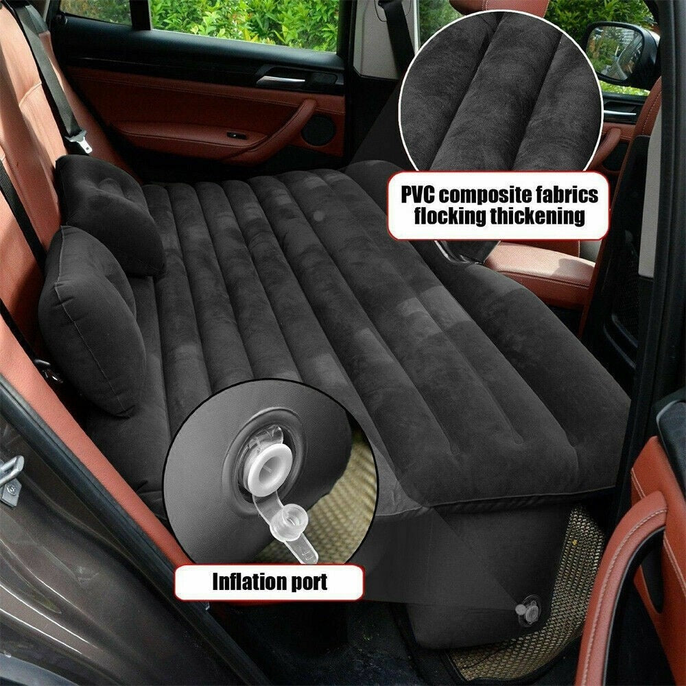 Saltea auto gonflabilă, Travel Bed, perne incluse, pompa de umflat cu conectare la bricheta masinii