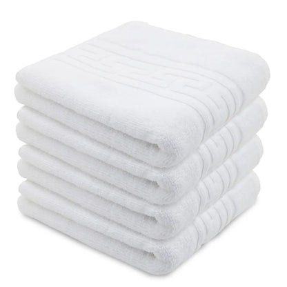 Set 4 Prosoape Hotel, 100% Bumbac 620gsm , Greek Border, ALB, PH602