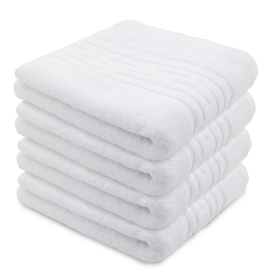 Set 4 Prosoape Hotel, 100% Bumbac 620gsm , Greek Border, ALB, PH602