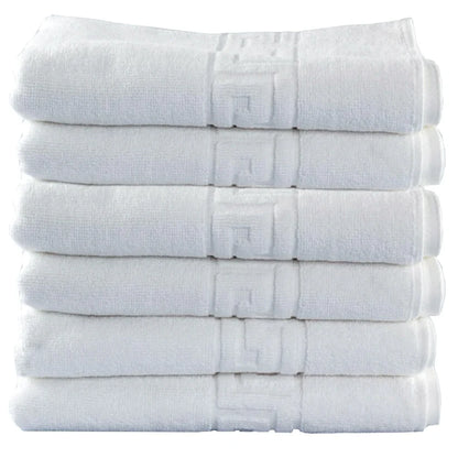 Set 8 Prosoape Hotel, 100% Bumbac 620gsm , Greek Border, ALB, PH603