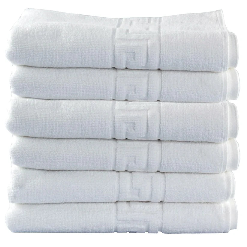 Set 20 Prosoape Hotel, 100% Bumbac 620gsm , Greek Border, ALB, PH605