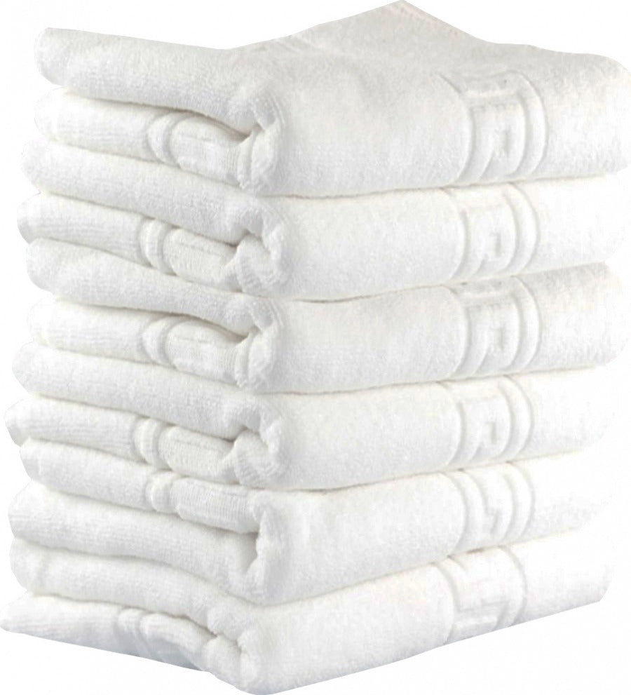 Set 20 Prosoape Hotel , 100% Bumbac 550gsm , Greek Border, ALB, PPH15