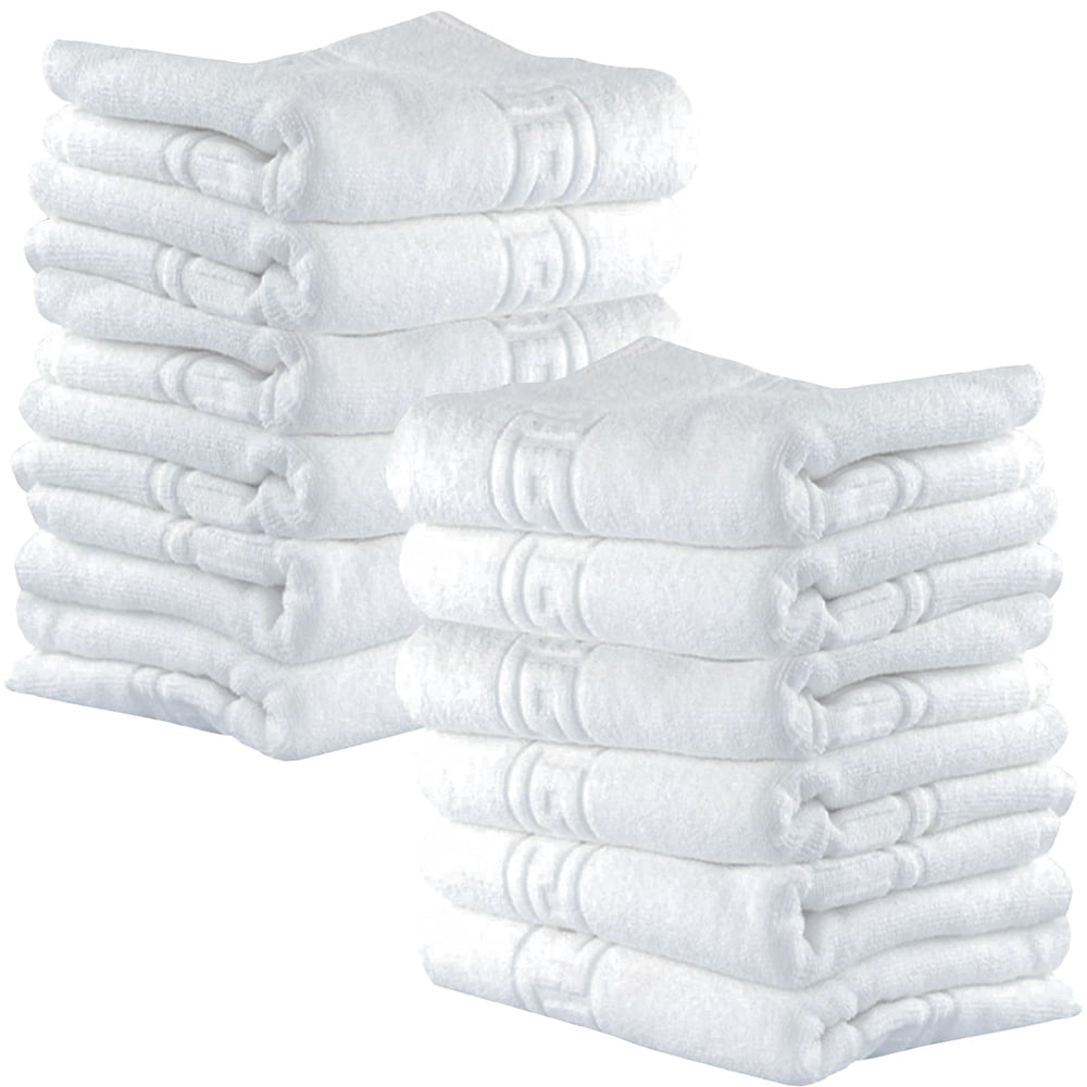 Set 20 Prosoape Hotel , 100% Bumbac 550gsm , Greek Border, ALB, PPH15