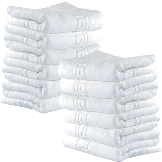 Set 20 Prosoape Hotel, 100% Bumbac 620gsm , Greek Border, ALB, PH605