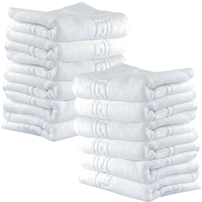 Set 100 Prosoape Hotel, 100% Bumbac 620gsm , Greek Border, ALB, PH607