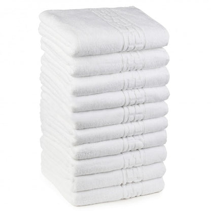 Set 40 Prosoape Hotel , 100% Bumbac 550gsm , Greek Border, ALB, PPH16